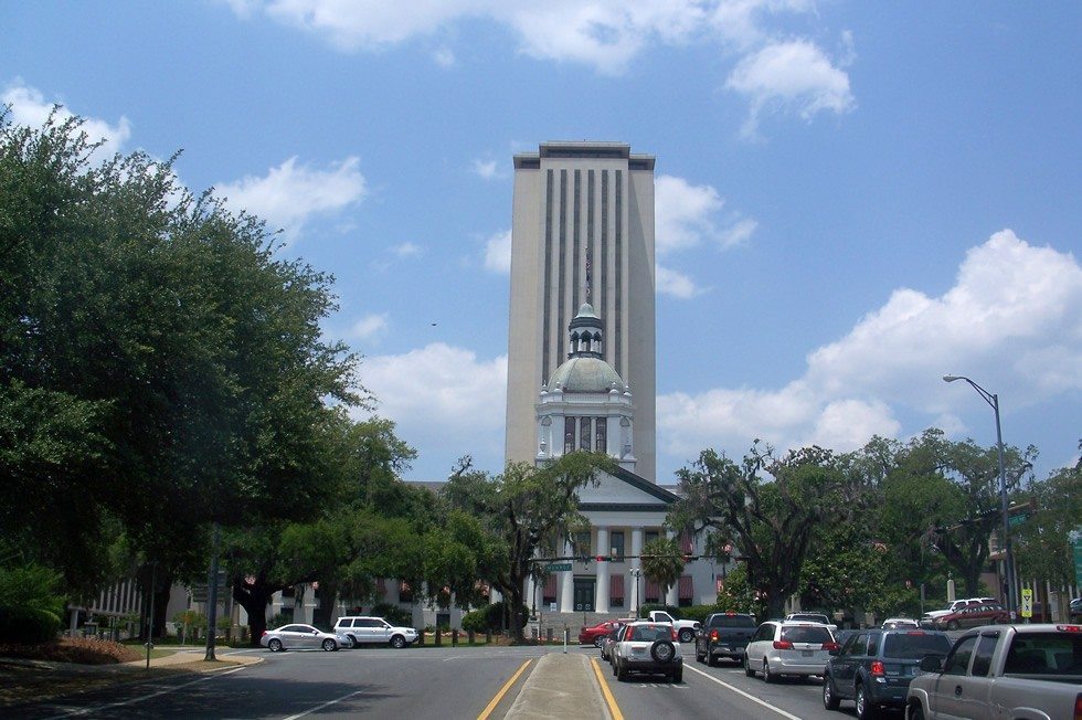 Tallahassee FL old and new capitol