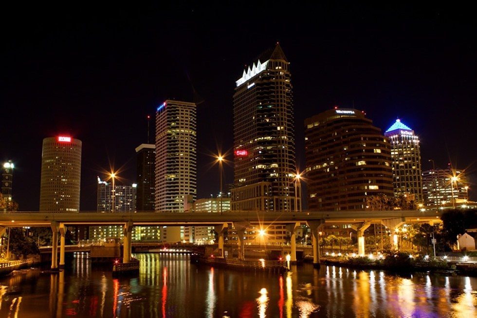 Tampa Skyline at Night