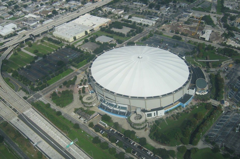 Tropicana field from air