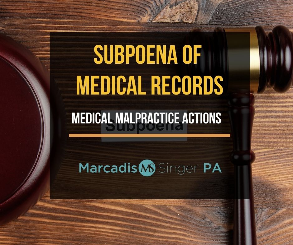 Medical malpractice actions