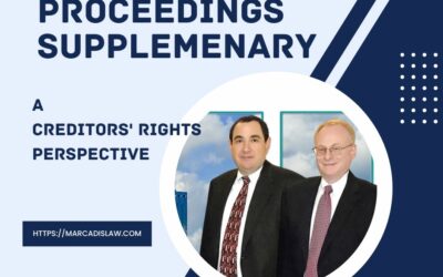 Proceedings Supplementary – A Creditors’ Rights POV